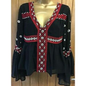 TOPSHOP Bell Sleeve Top